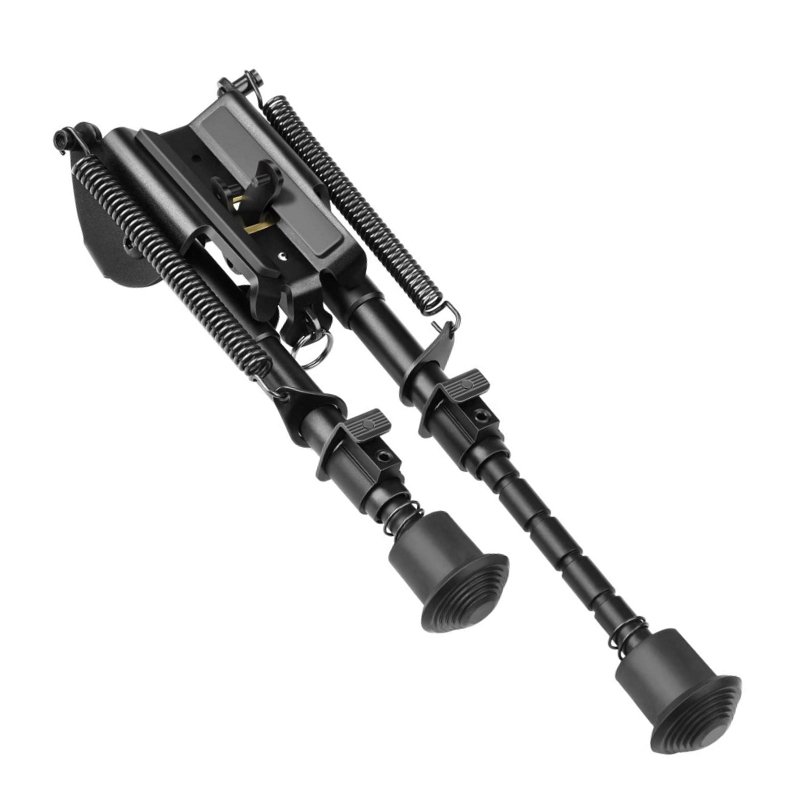 N/C 6-9 Zoll taktisches Gewehr Zweibein einstellbare Federrückstellung verlängerte einstellbare Stabilität des Flachbetts mit Adapter Jagd und Schießen verwendet für Schießstand